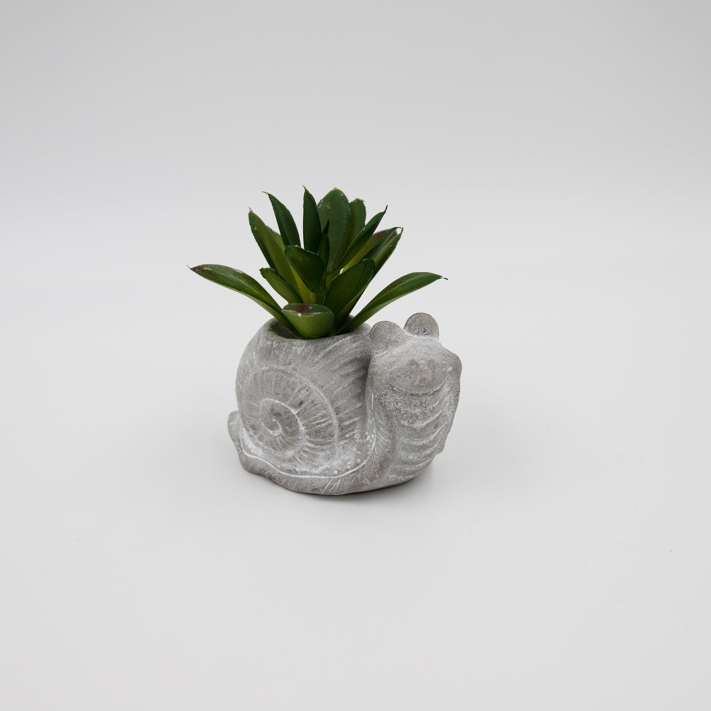 Kunstpflanzen Sukkulente mit Dekotopf Grau 8,5x6,5x9 cm