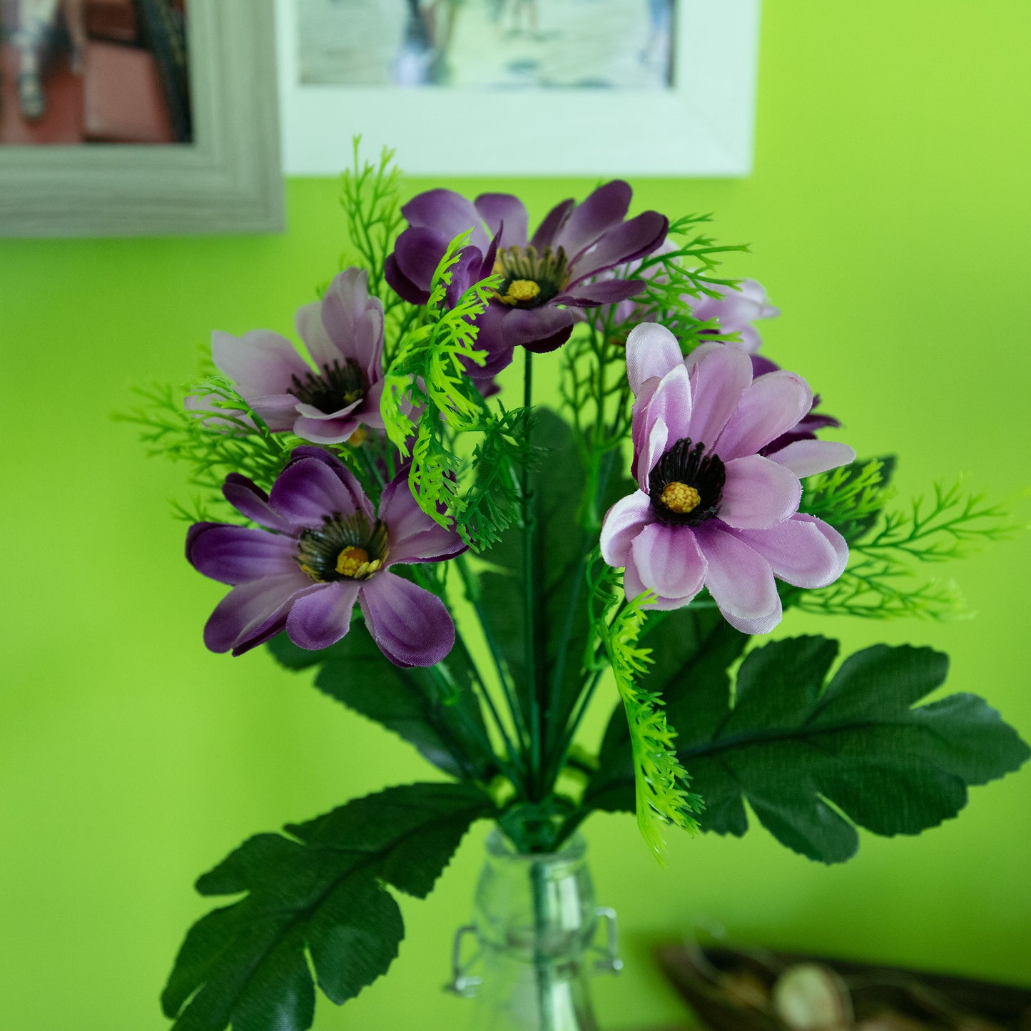Kunstblume Kapringelstrauß 30 cm