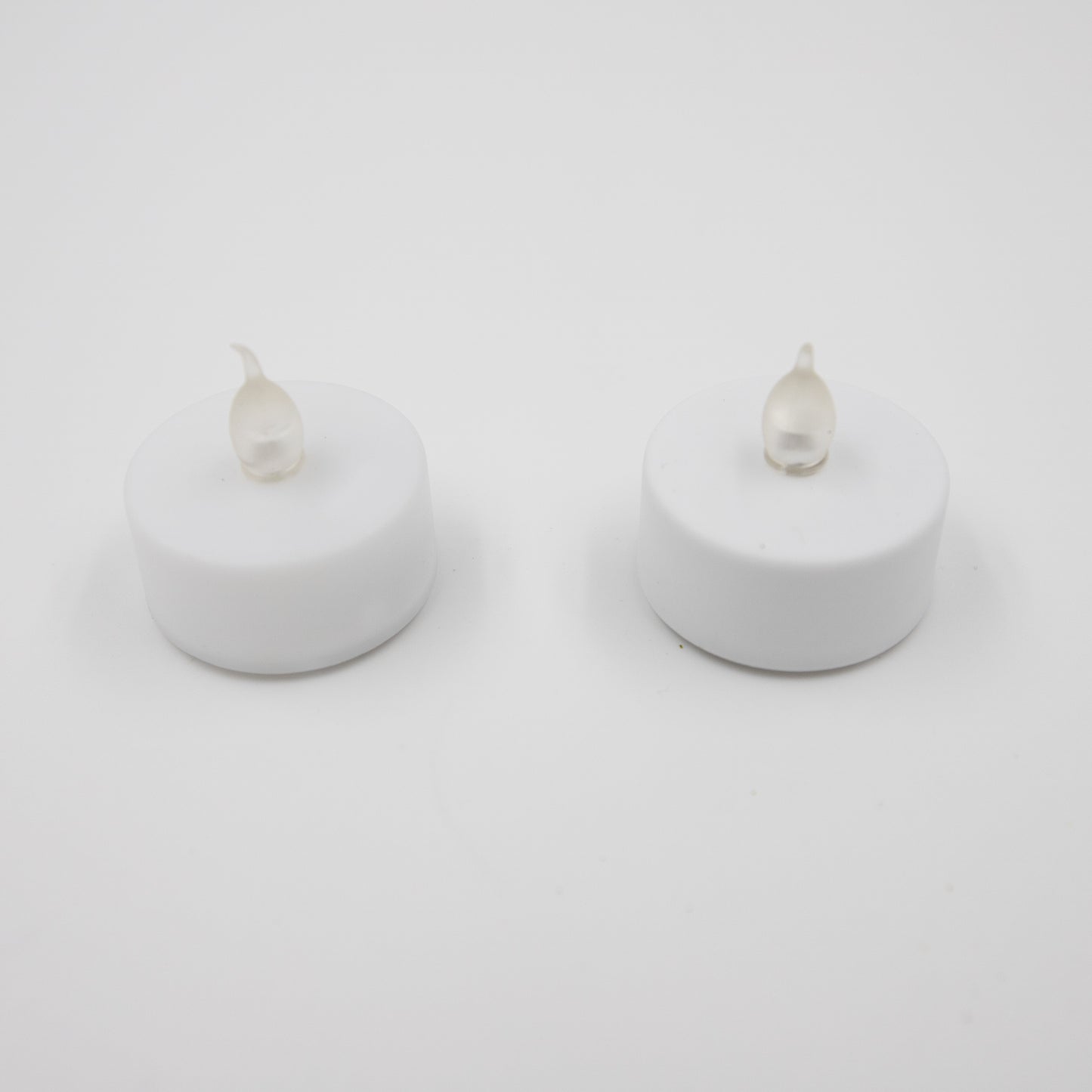 2x LED Teelichter Flackern Gelb
