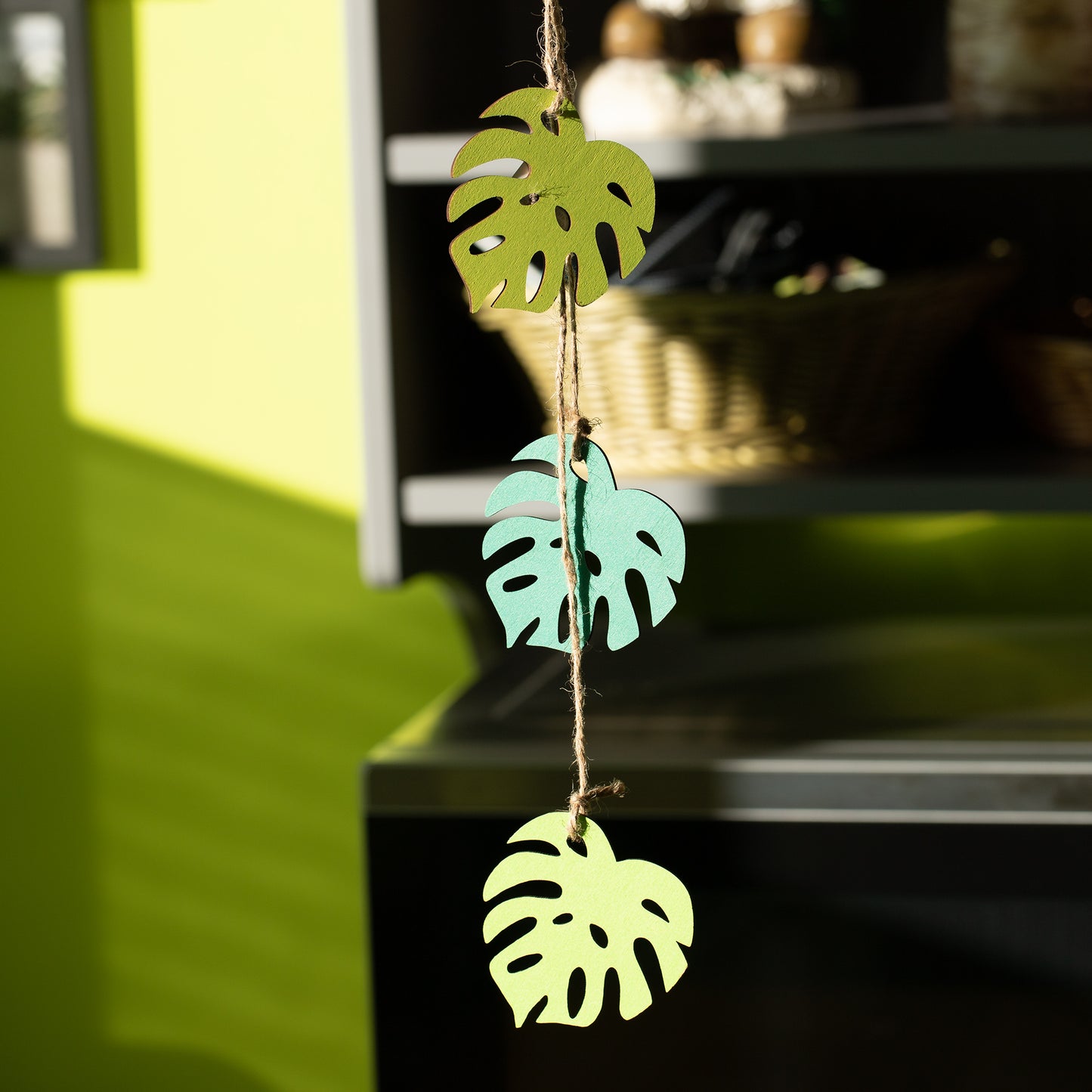 Dekogirlande Blatt 43 cm Länge