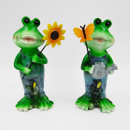 Deko-Figur Frosch Fridolin 15 cm