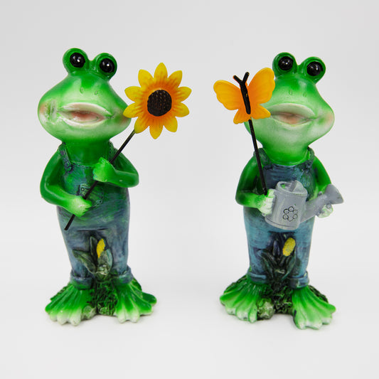 Deko-Figur Frosch Fridolin 15 cm