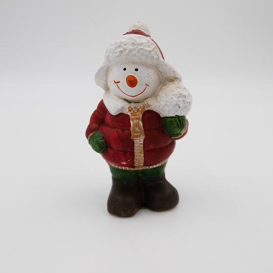 Deko-Figur Weihnacht Schneemann 13 cm