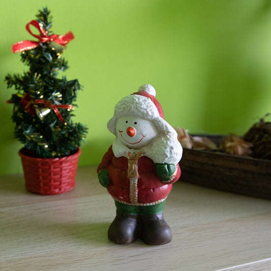 Deko-Figur Weihnacht Schneemann 13 cm