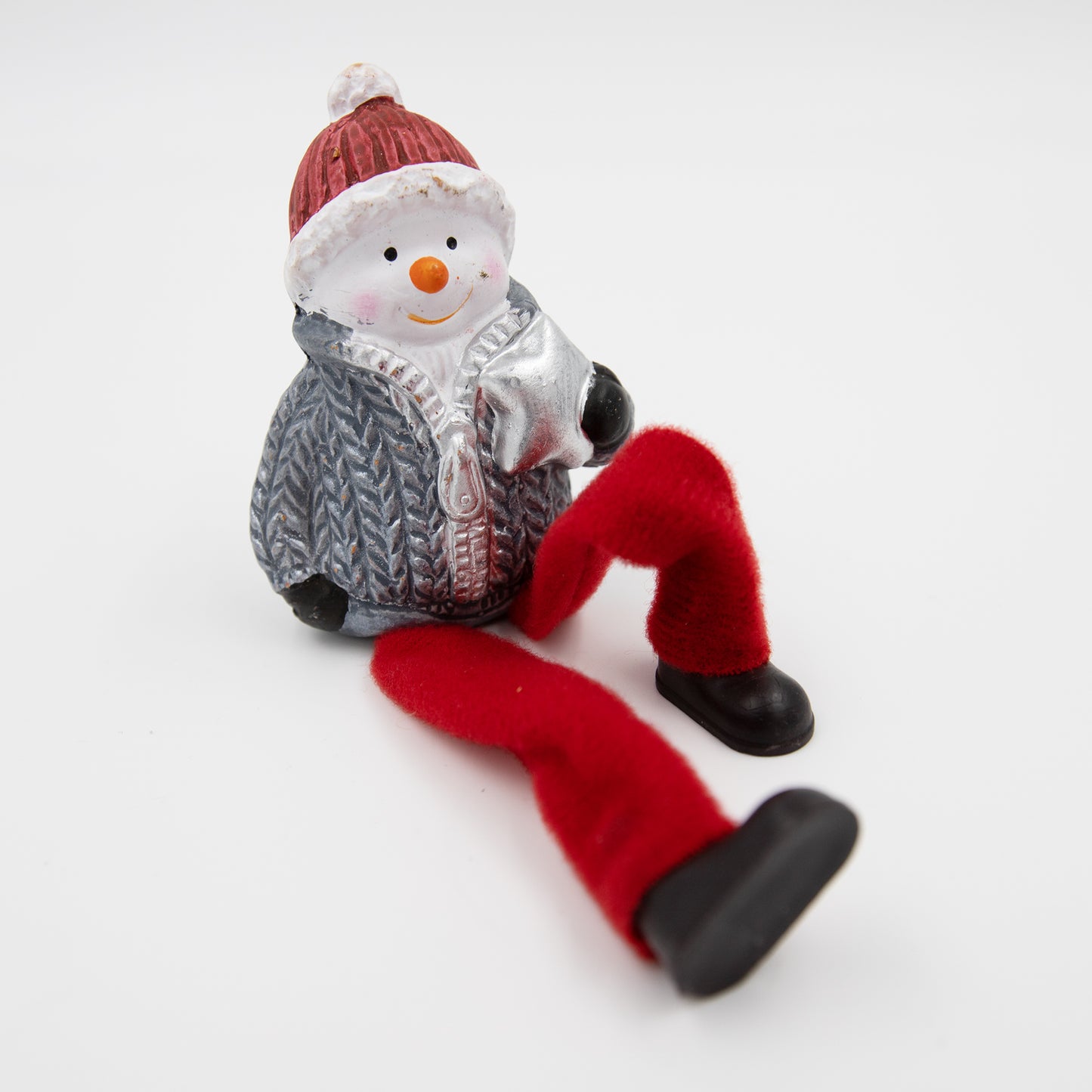 Deko-Figur Kantenhocker Rentier und Schneemann 8 cm