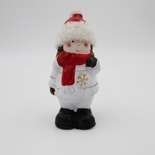 Deko-Figur Weihnacht Mädchen 13 cm