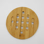 Topfuntersetzer aus Holz in Rund oder Quadratisch