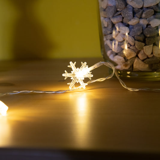 Lichterkette LED XMAS Eiskristall