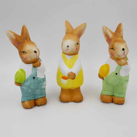 Figura decorativa de conejo de Pascua 5,5x14 cm