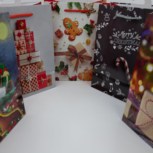 Bolsas de regalo XMAS 17,5x10x22,5 cm