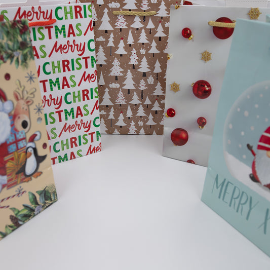 Bolsas de regalo XMAS 17,5x10x22,5 cm