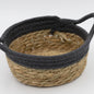 Seegraskorb mit Baumwollband 18x7 cm